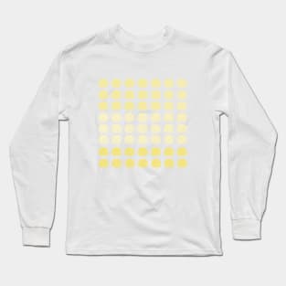 Yellow Gold Watercolor Cute Happy Polka Dots Art Long Sleeve T-Shirt